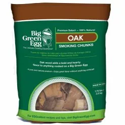 Big Green Egg Oak Smoking Wood Chunks BBQ Accessories