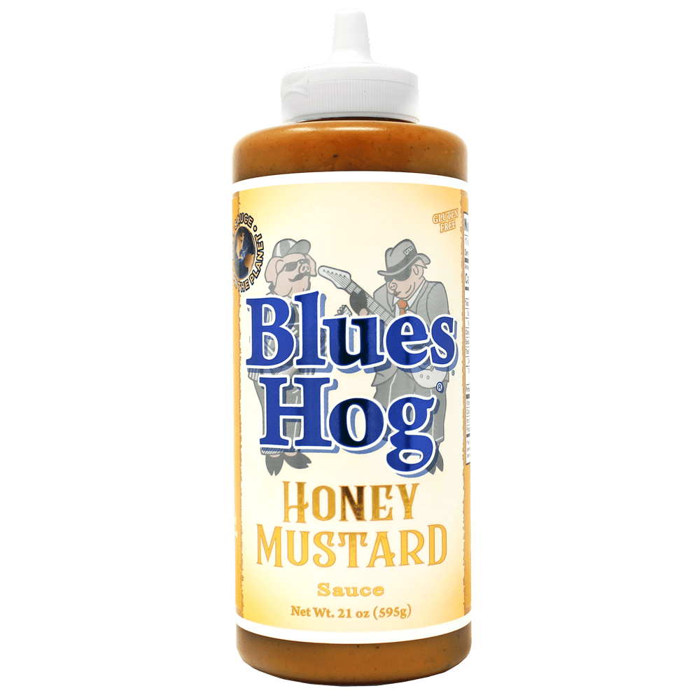 Sauces & Rubs Blues Hog Honey Mustard Sauce Squeeze Bottle (24oz) 1 Sauces & Rubs Blues Hog Honey Mustard Sauce Squeeze Bottle (24oz)
