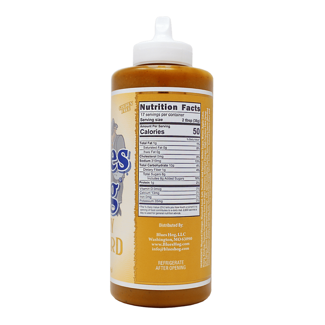 Sauces & Rubs Blues Hog Honey Mustard Sauce Squeeze Bottle (24oz) 3 Sauces & Rubs Blues Hog Honey Mustard Sauce Squeeze Bottle (24oz)