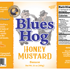 Sauces & Rubs Blues Hog Honey Mustard Sauce Squeeze Bottle (24oz) 7 Sauces & Rubs Blues Hog Honey Mustard Sauce Squeeze Bottle (24oz)