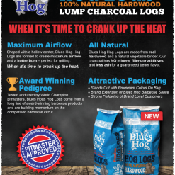BBQ Accessories Blues Hog Lump Charcoal - Hog Logs