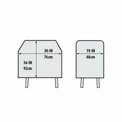 Broil King 67420 Select BBQ Cover 30-Inch Fits Selected PORTA-CHEF And Gem Series