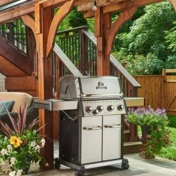 BBQs & Smokers Broil King BARON S440 PRO IR BBQ With Infrared Side Burner