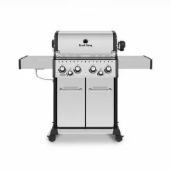Broil King BARON S490 PRO IR BBQ With Infrared Side Burner, Rear Rotisserie Burner & Rotisserie Kit BBQs & Smokers