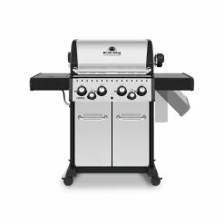 Broil King CROWN S490 BBQ With Side Burner, Rear Rotisserie Burner & Rotisserie Kit BBQs & Smokers