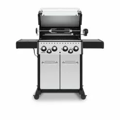 Broil King CROWN S490 BBQ With Side Burner, Rear Rotisserie Burner & Rotisserie Kit BBQs & Smokers