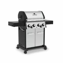 Broil King CROWN S490 BBQ With Side Burner, Rear Rotisserie Burner & Rotisserie Kit BBQs & Smokers