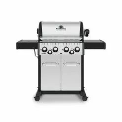 Broil King CROWN S490 BBQ With Side Burner, Rear Rotisserie Burner & Rotisserie Kit BBQs & Smokers