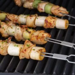 BBQ Accessories Broil King Dual Prong Stainless Steel Skewers 5 BBQ Accessories Broil King Dual Prong Stainless Steel Skewers