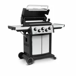 BBQs & Smokers Broil King SIGNET 390 BBQ With Side Burner, Rear Rotisserie Burner & Rotisserie Kit