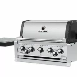 Broil King Imperial S 590 Stainless Steel Built-in BBQ With Range Side Burner BBQs & Smokers