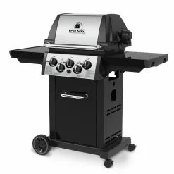 Broil King MONARCH 390 BBQ With Side Burner, Rear Rotisserie Burner & Rotisserie Kit
