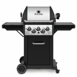 Broil King MONARCH 390 BBQ With Side Burner, Rear Rotisserie Burner & Rotisserie Kit