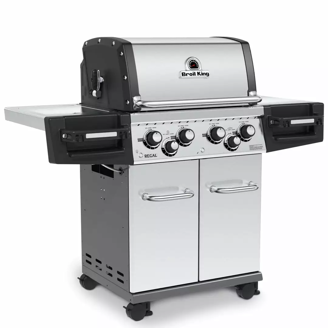 Broil King REGAL S490 PRO IR BBQ With Infrared Side Burner, Rear Rotisserie Burner & Rotisserie Kit BBQs & Smokers 2 Broil King REGAL S490 PRO IR BBQ With Infrared Side Burner, Rear Rotisserie Burner & Rotisserie Kit BBQs & Smokers