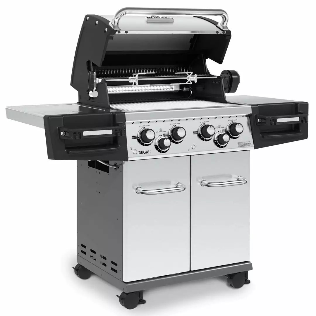 Broil King REGAL S490 PRO IR BBQ With Infrared Side Burner, Rear Rotisserie Burner & Rotisserie Kit BBQs & Smokers 3 Broil King REGAL S490 PRO IR BBQ With Infrared Side Burner, Rear Rotisserie Burner & Rotisserie Kit BBQs & Smokers