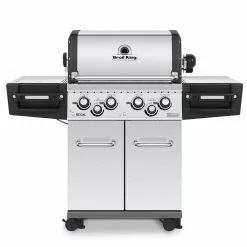 Broil King REGAL S490 PRO IR BBQ With Infrared Side Burner, Rear Rotisserie Burner & Rotisserie Kit BBQs & Smokers