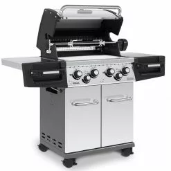 Broil King REGAL S490 PRO BBQ With Side Burner, Rear Rotisserie Burner & Rotisserie Kit BBQs & Smokers
