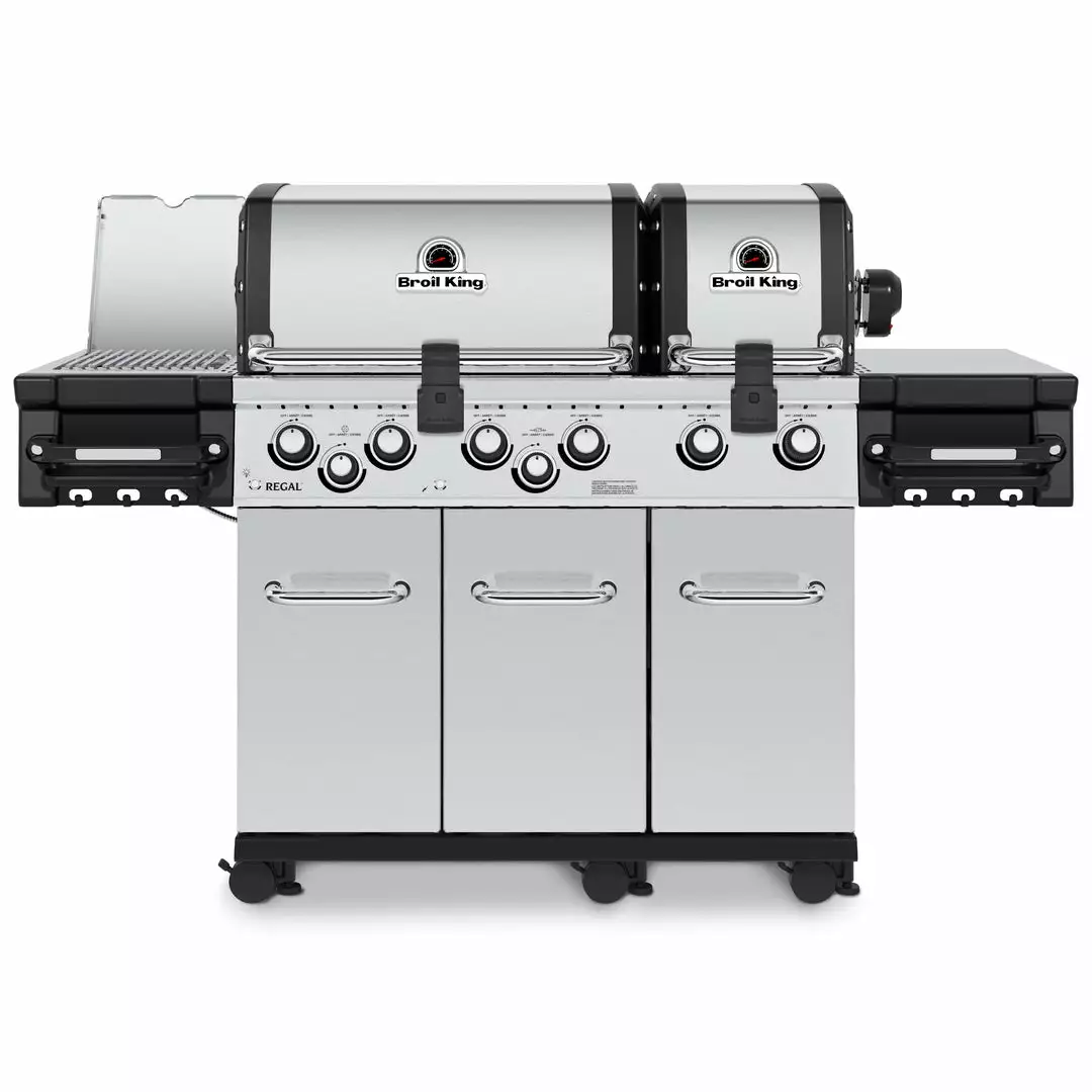 Broil King REGAL S690 PRO IR BBQ With Infrared Side Burner, Rear Rotisserie Burner & Rotisserie Kit BBQs & Smokers 1 Broil King REGAL S690 PRO IR BBQ With Infrared Side Burner, Rear Rotisserie Burner & Rotisserie Kit BBQs & Smokers