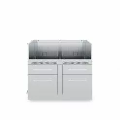 Outdoor Kitchen Cabinets & Storage Broil King Stainless Steel 5 Burner Cabinet Outdoor Kitchen System