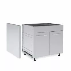 Outdoor Kitchen Cabinets & Storage Broil King Stainless Steel Cabinet Side Panel Outdoor Kitchen System