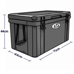 Chilly Moose Cooler/Ice Box (75L) Outdoor Refrigeration & Barware