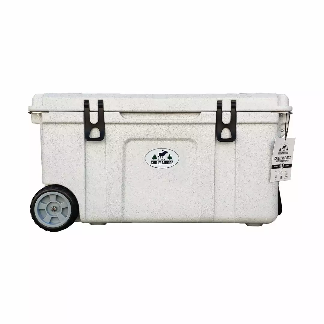 Chilly Moose Cooler/Ice Box W/ Wheels (75L) 2 Chilly Moose Cooler/Ice Box W/ Wheels (75L)
