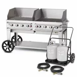 Crown Verity Premium Mobile - Club Series 60" W/ Windguards BBQs & Smokers
