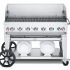 Crown Verity Premium Mobile Grill - Club Series 48" W/ Windguard BBQs & Smokers