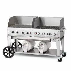 Crown Verity Premium Mobile Grill - Club Series 60" W/ Windguard