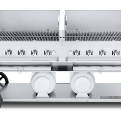 Crown Verity Premium Mobile Grill - Club Series 72" W/ Windguards BBQs & Smokers