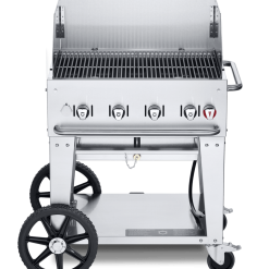 Crown Verity Premium Mobile Grill - Professional Series Charbroiler 30" W/ Windguard