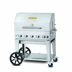BBQs & Smokers Crown Verity Premium Mobile Grill - Professional Series Charbroiler 36" W/ Roll Dome