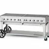 Crown Verity Premium Mobile Grill - Professional Series Charbroiler 72"