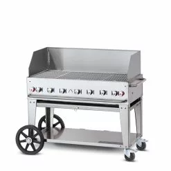 Crown Verity Premium Mobile Grill - Professional Series Charbroiler W/ Wind Guard