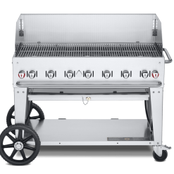 Crown Verity Premium Mobile Grill - Professional Series Charbroiler W/ Wind Guard