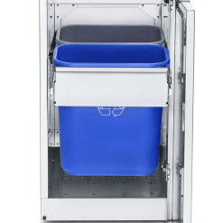 Outdoor Kitchen Cabinets & Storage Crown Verity Premium Module - Infinite Series Cabinet W/ Garbage Holder