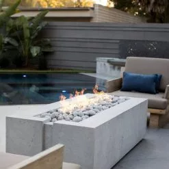 Dekko Avera 48" Concrete Fire Pit Fireplaces & Heaters