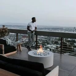 Dekko Belmont Concrete Fire Pit Fireplaces & Heaters