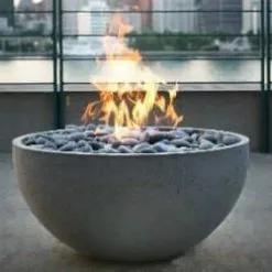 Fireplaces & Heaters Dekko Serenade Concrete Fire Bowl 12 Fireplaces & Heaters Dekko Serenade Concrete Fire Bowl