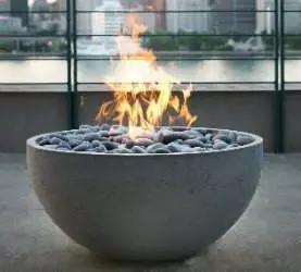 Fireplaces & Heaters Dekko Serenade Concrete Fire Bowl 4 Fireplaces & Heaters Dekko Serenade Concrete Fire Bowl