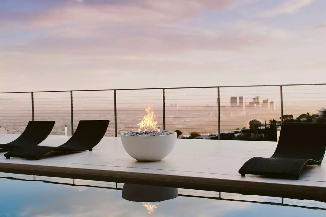 Fireplaces & Heaters Dekko Serenade Concrete Fire Bowl 2 Fireplaces & Heaters Dekko Serenade Concrete Fire Bowl