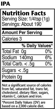 Dizzy Pig IPA Seasonin 8 Oz Sauces & Rubs 2 Dizzy Pig IPA Seasonin 8 Oz Sauces & Rubs
