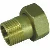 DigelAir HVAC Fitting 1/2" MF X 3/8" MF Brass BRF-12X38FL-UNION