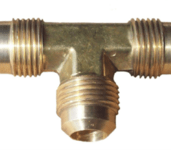 Flagro Fitting 3/8"mf X 3/8"mf X 3/8 Mf Tee Fitting Brass BBQ Replacement Parts