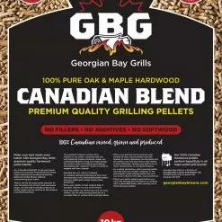 Georgian Bay Grills Smoker Pellets - Maple/Oak 22lb (Canadian Blend)