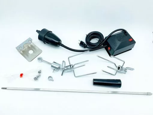 Grill Fellas Heavy Duty Rotisserie Kit W/ Motor & Light For Napoleon And Broil King Up To 28" On Sale