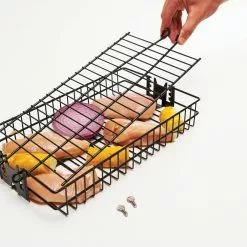 Grillpro BBQ Accessories Grill Pro 24785 Non-Stick Flat Spit Basket