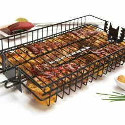 Grillpro BBQ Accessories Grill Pro 24785 Non-Stick Flat Spit Basket