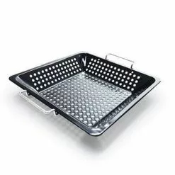 BBQ Accessories GrillPro Porcelain-Coated Square Wok Topper