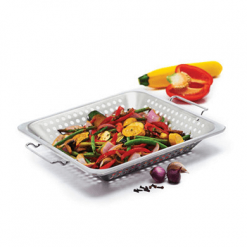 BBQ Accessories GrillPro Stainless Steel Square Wok Topper